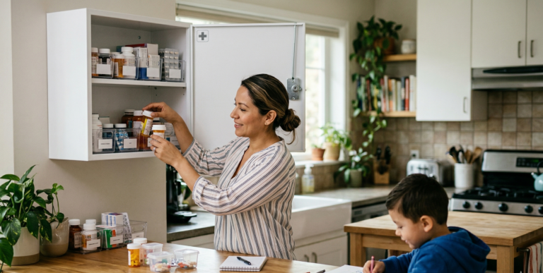 Cómo organizar los remedios en casa para evitar accidentes con niños.