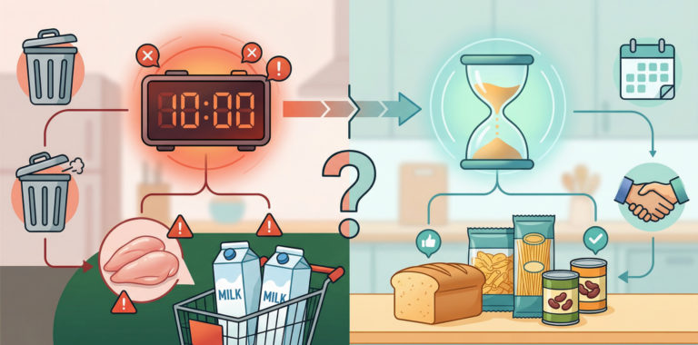 Fecha de caducidad vs. Consumo preferente: ¿Cuál es la diferencia real?
